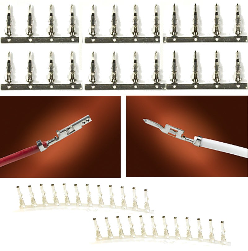 Molex (25 Pair) Molex Male & Female Pins, Mini-Fit Jr.TM for PC ATX / PCI-E / EPS Power Connectors - Image 1